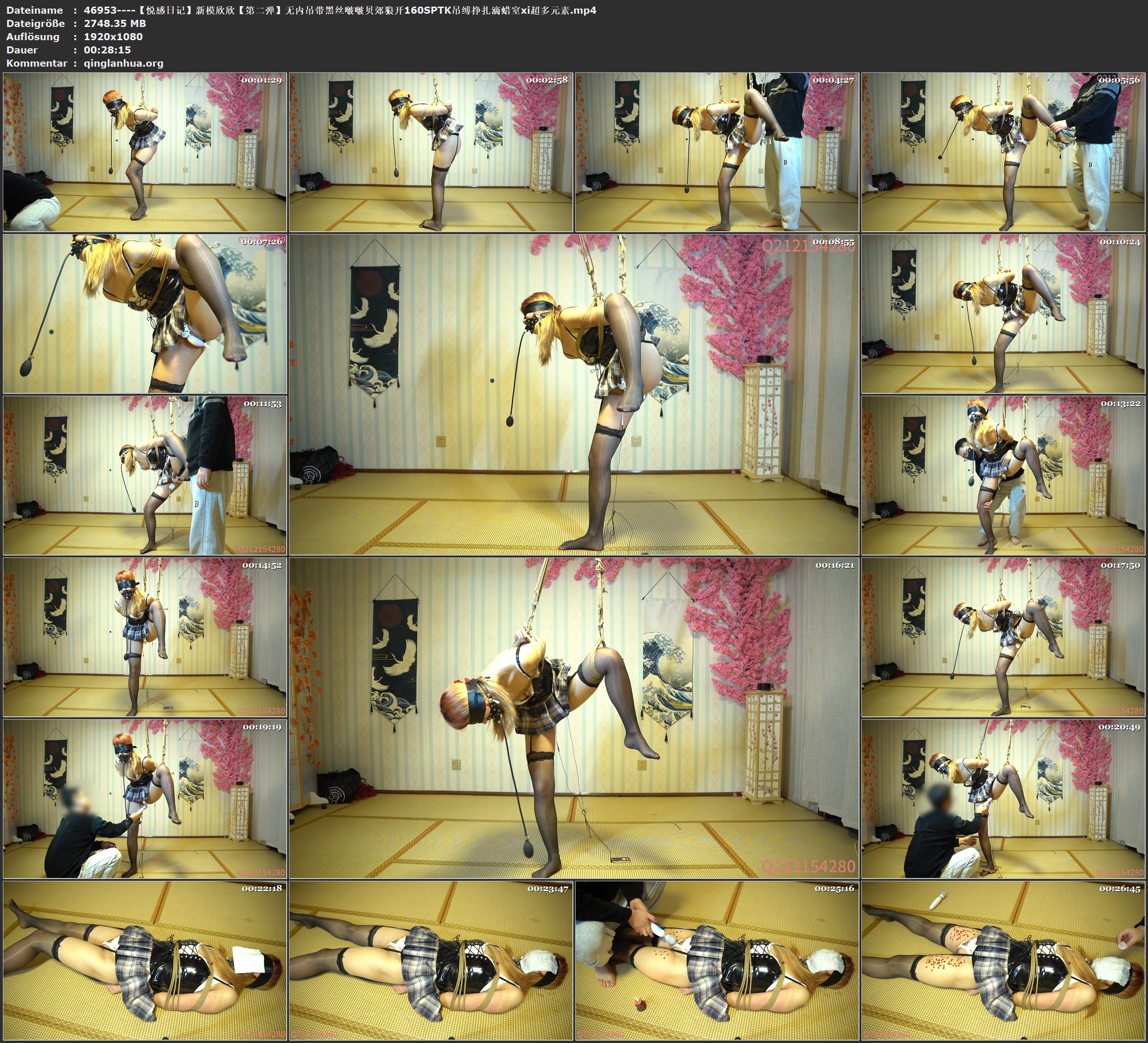 46953----【悦感日记】新模欣欣【第二弹】无内吊带黑丝啵啵贝郊狼开160SPTK吊缚挣扎滴.jpg