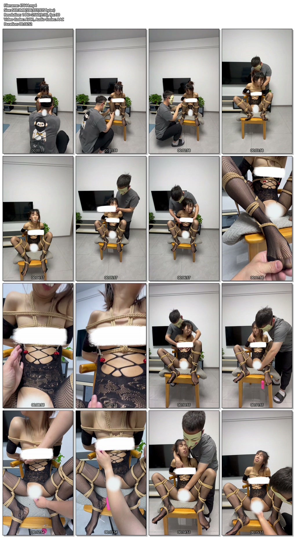 47644----【束人映像】娇小女大口塞原味棉袜 后手缚 分腿M 固定放置在凳子上 强制分开.jpg