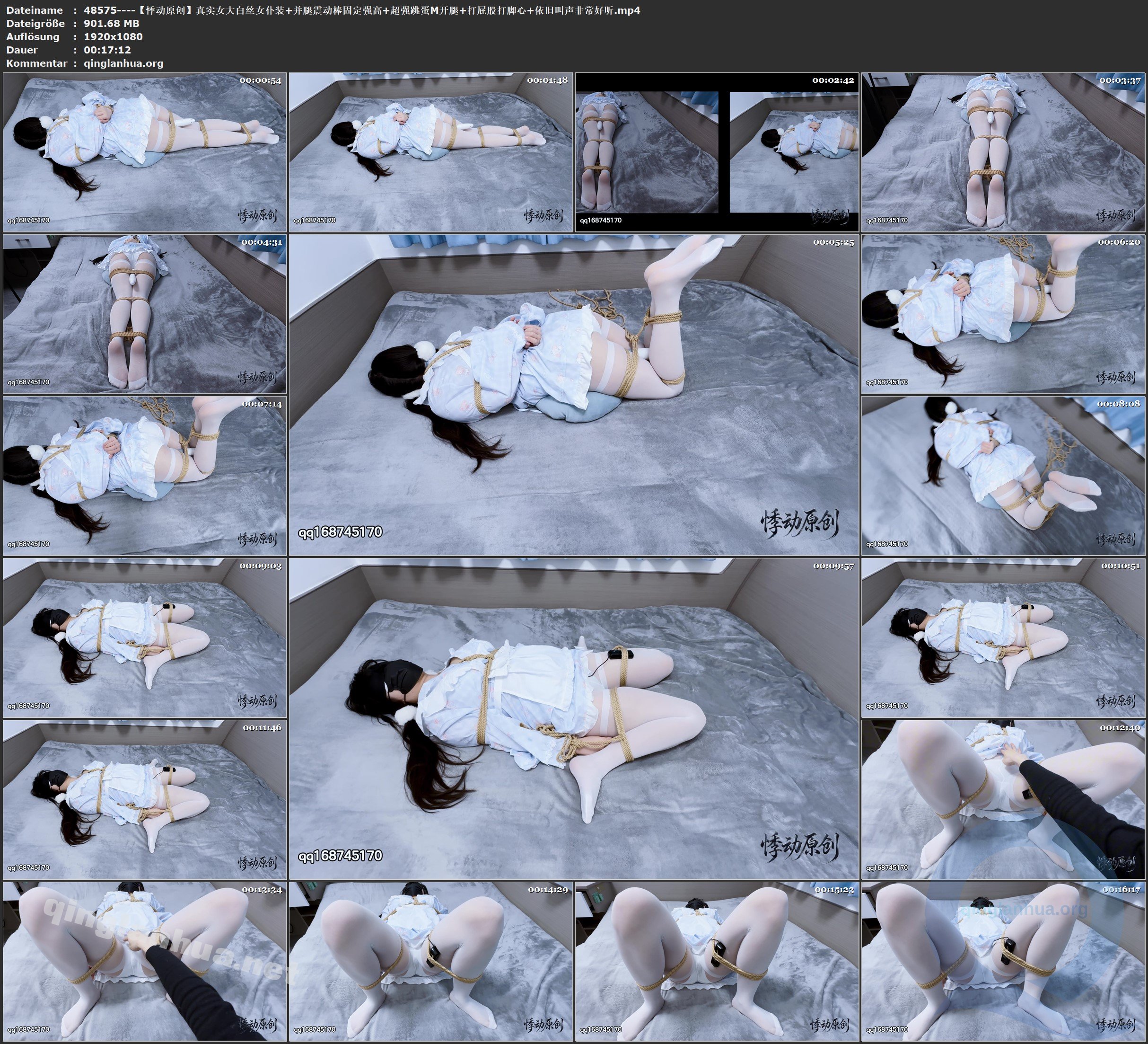 48575----【悸动原创】真实女大白丝女仆装 并腿震动棒固定强高 超强跳蛋M开腿 打屁股.jpg