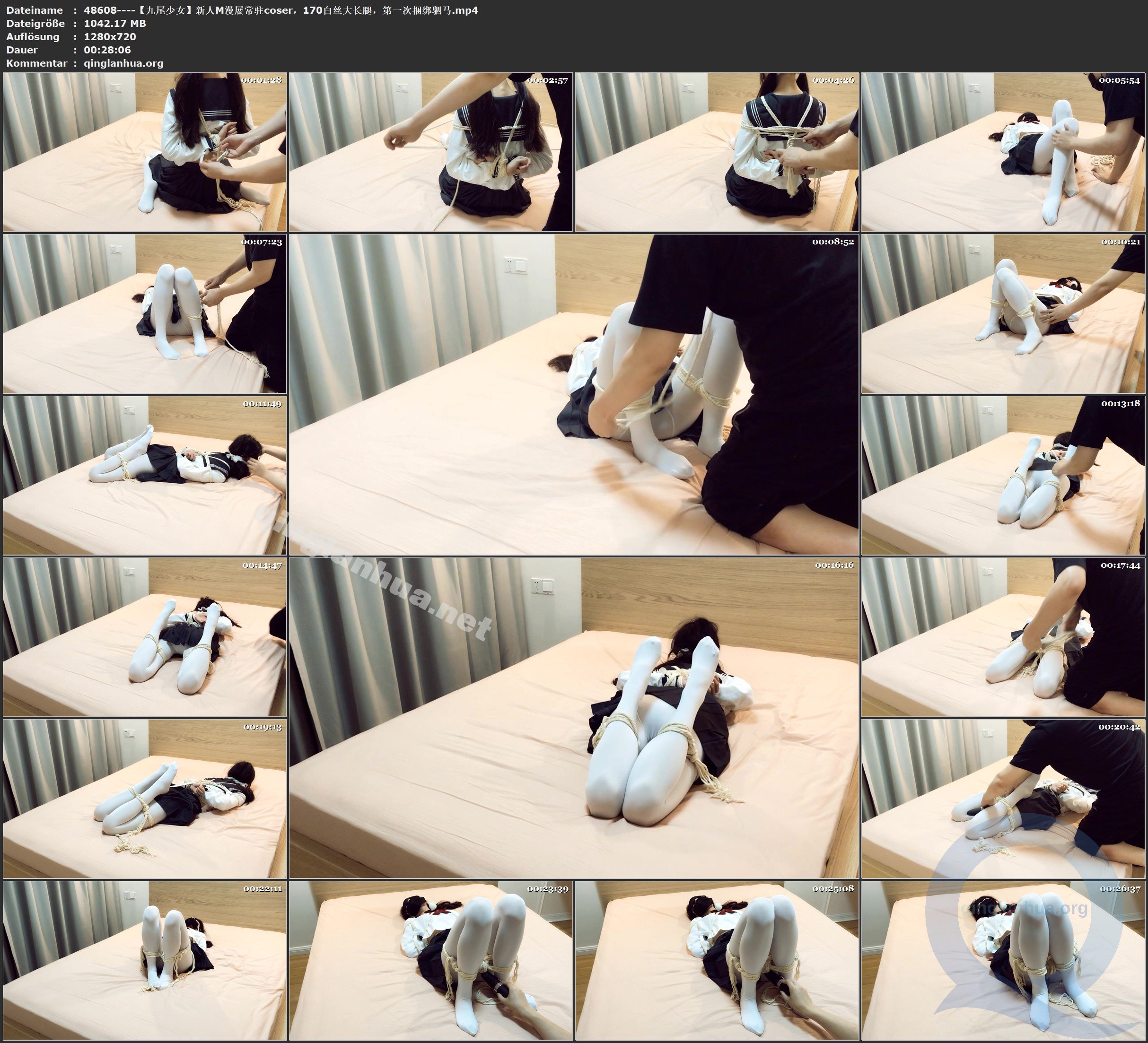 48608----【九尾少女】新人M漫展常驻coser，170白丝大长腿，第一次捆绑驷马.jpg