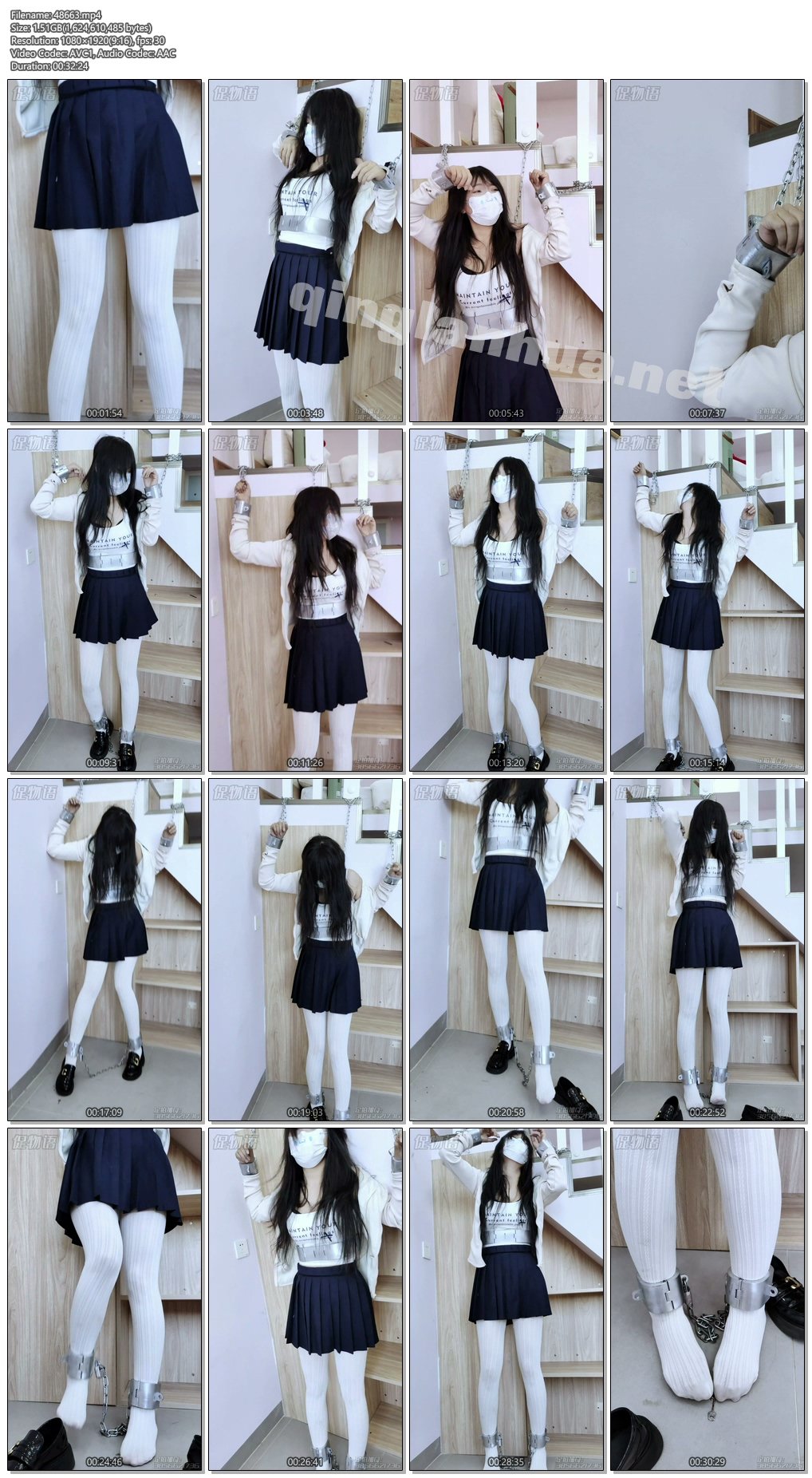 48663----【促物语】《少女逃脱游戏 001》 锁链、镣铐、百褶裙、挣扎、束缚逃脱、拘束放置.jpg