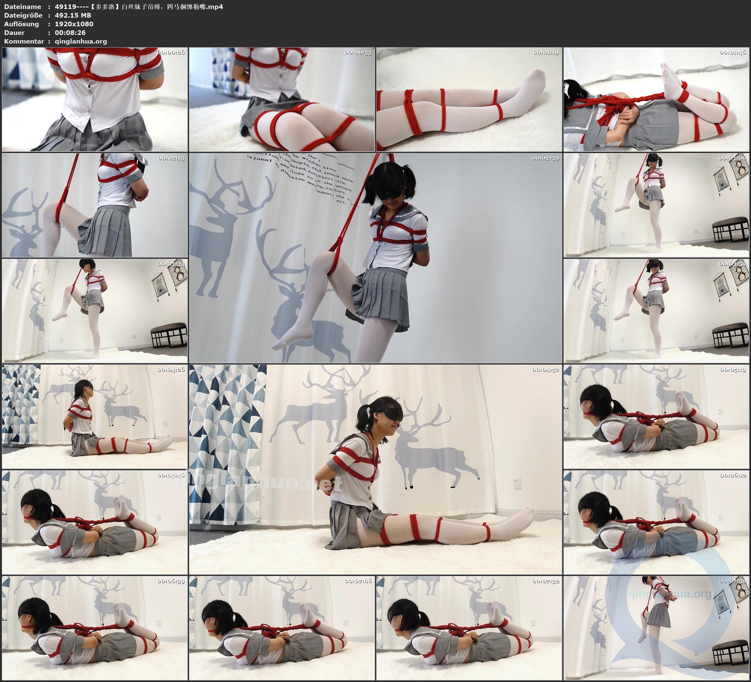 49119----【多多洛】白丝妹子吊缚，四马捆绑勒嘴.jpg