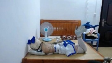 【嗷大喵】直播录像-6.1号直播全程录像视频 Saber蓝百合cosplay捆绑 双层白丝袜堵嘴嘞嘴+日式捆绑+龟甲+腿缚+跳蛋+摸胸+摸下体+挠脚心+驷马等等