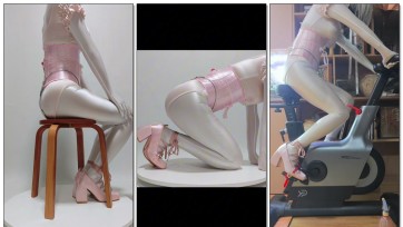 【哈曼哈w】多层紧身衣/45厘米gang sai/贞操带/深hou口塞/手办化