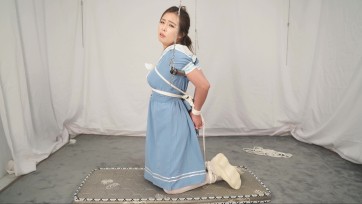 【撒琅】Sprite雪碧跪吊后手缚--白丝、TK、抚摸、电击、放置