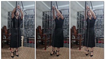 【皖北绳艺】新人超美模特小雪金属手铐