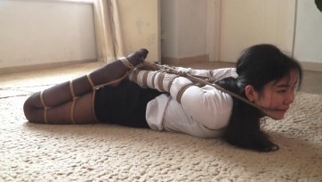 【逍遥】直臂缚海老+蟹缚 绳子蒙眼勒嘴 捆绑脚趾