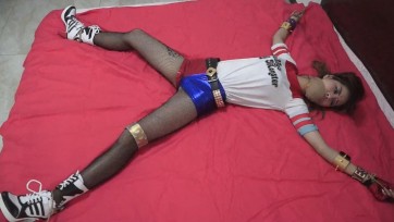 【逍遥】自杀小队小丑女哈莉·奎茵 cosplay捆绑情景剧01