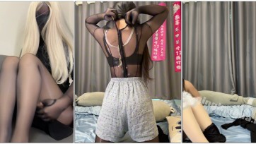 【星冉】一个人穿2层连体丝 拉链根本拉不上