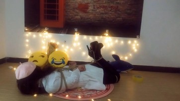 【嗷大喵】黑丝高跟短裙捆绑堵嘴