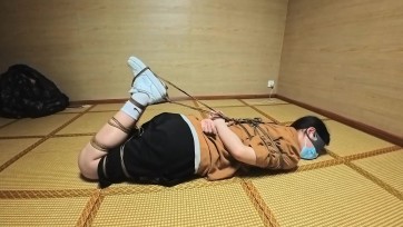 【渎竺】日常服装后手缚驷马拘束！