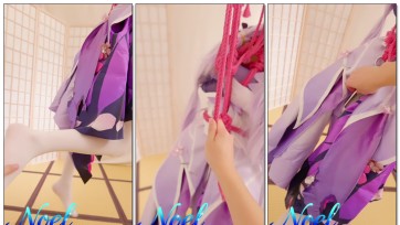 【Noel】遐蝶cos 崩坏：星穹铁道 日式紧缚+吊缚+电击+gc+肛钩