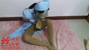 【丝弄影】女神！咖啡丝袜！异物塞口！窒息！