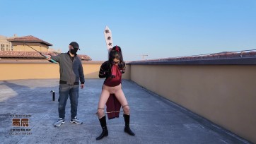 【雨辰工作室】玉笛女侠五闯恶人岛 第五集 蟹腿押解 犯由拍游街 露Y打屁 羞辱折磨 户外凌辱 果体展示ootd 人体衣架 强行凌辱