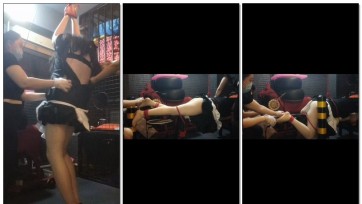 【明仪伪娘社】【极限TK挠痒痒实录】之变装捆绑从站到躺