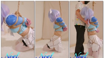 【Noel】蔚蓝档案-阿罗娜cos_2 日式紧缚+半吊缚+电击+gc+放置挣扎