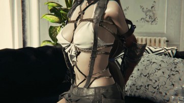 【3D动画】百合系列之拘束蒂法玩ASMR(同人版2B小姐姐出演)