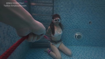 【抱着奶瓶去郊游】桃夭夭京城试水（全片均为水下呼吸抑制，强制窒息，极限呛水上集）