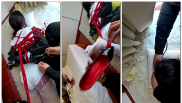 【kilo】（第一人称视角）伪娘修女的落地窗捆绑