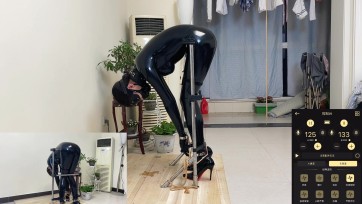 【糖糖工作室】欧美经典复刻，金属固定，人体家具训练，金属拘束，k9架，超长时间放置，AV棒、电击、皮鞭、假阳、尾巴