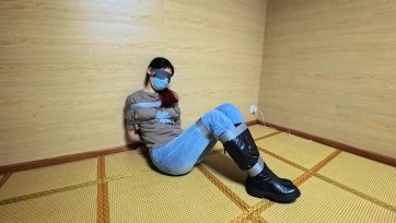 【渎竺】欧美图复刻！银色胶带拘束！
