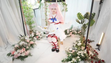 【叶沫沫】新企划【绳录】第零期试做刊，圣园未花Cosplay绳缚记录